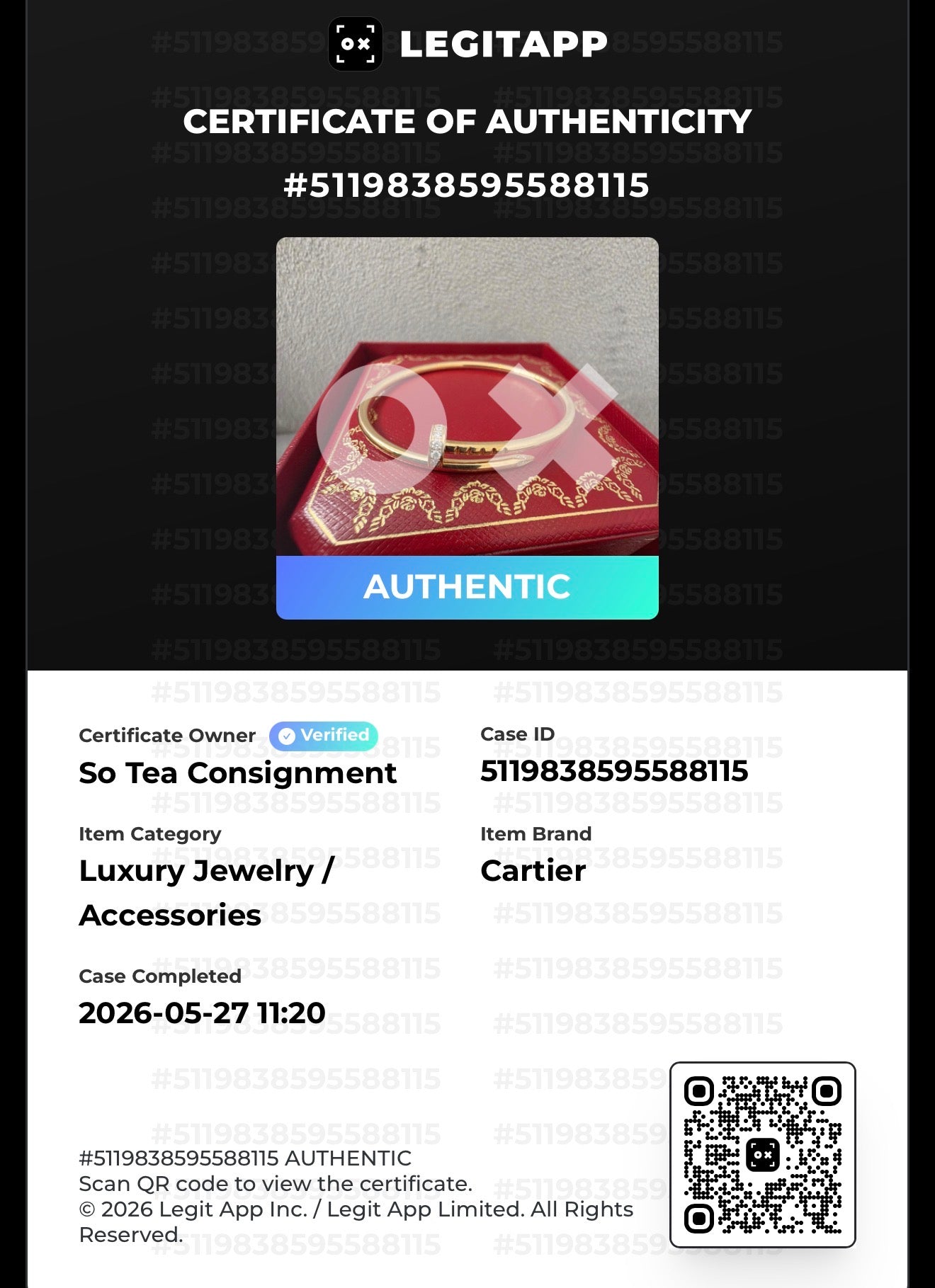 Cartier Juste un Clou Bracelet
