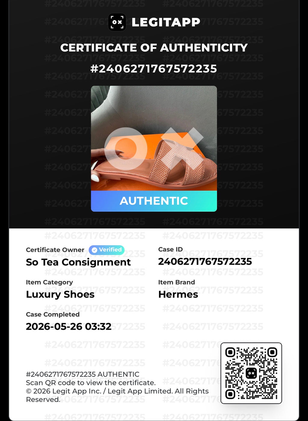 Hermès Oran Sandals Exotic Leather Lizard