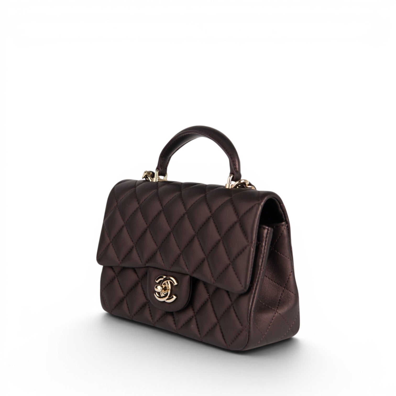 Chanel Mini Rectangular Top Handle Flap Bag