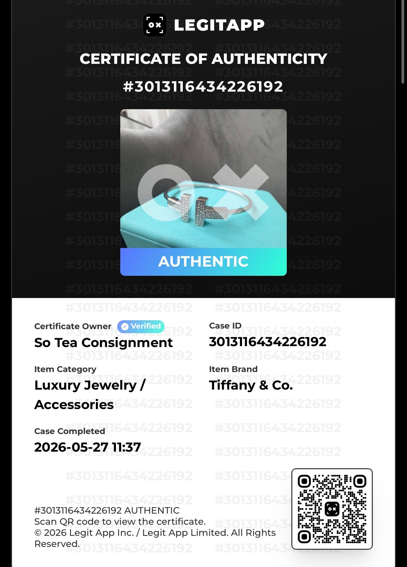 Tiffany & Co. T Bracelet
