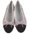 chanel Tweed ballet flats